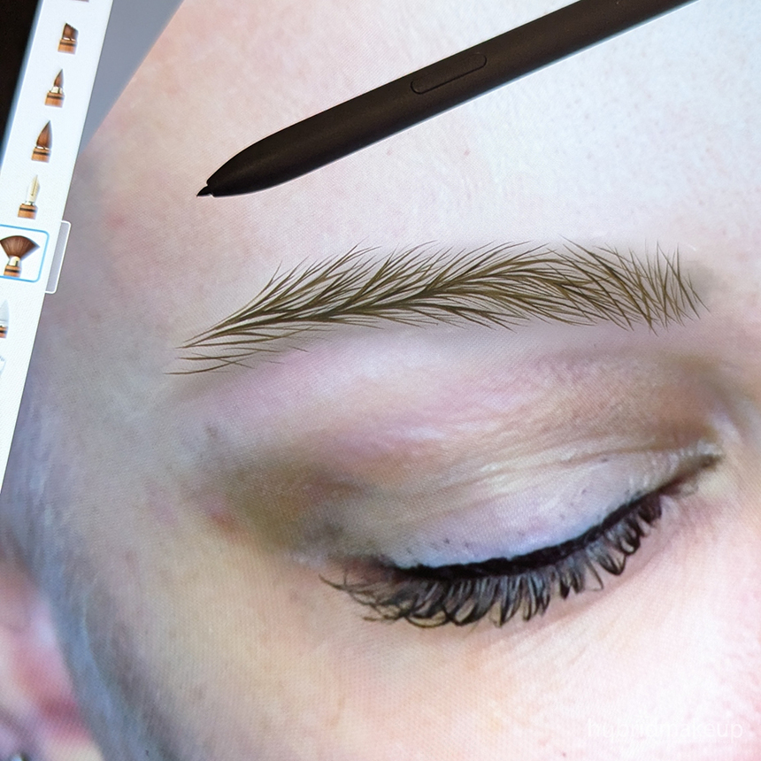 Hyperrealistic nano brows wiltshire