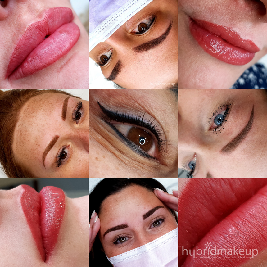 Permanent makeup Hybrid Makeup